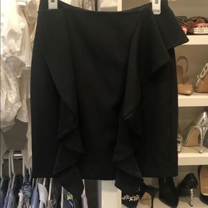 Brand new w/tags Givenchy black wool/silk skirt